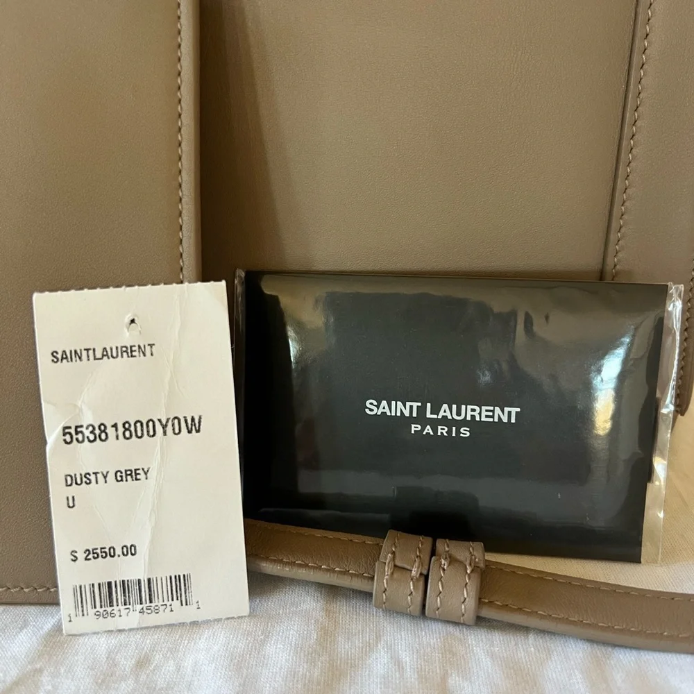 SAINT LAURENT Baby Cabas EastSide Leather Satche - Picture 13 of 14